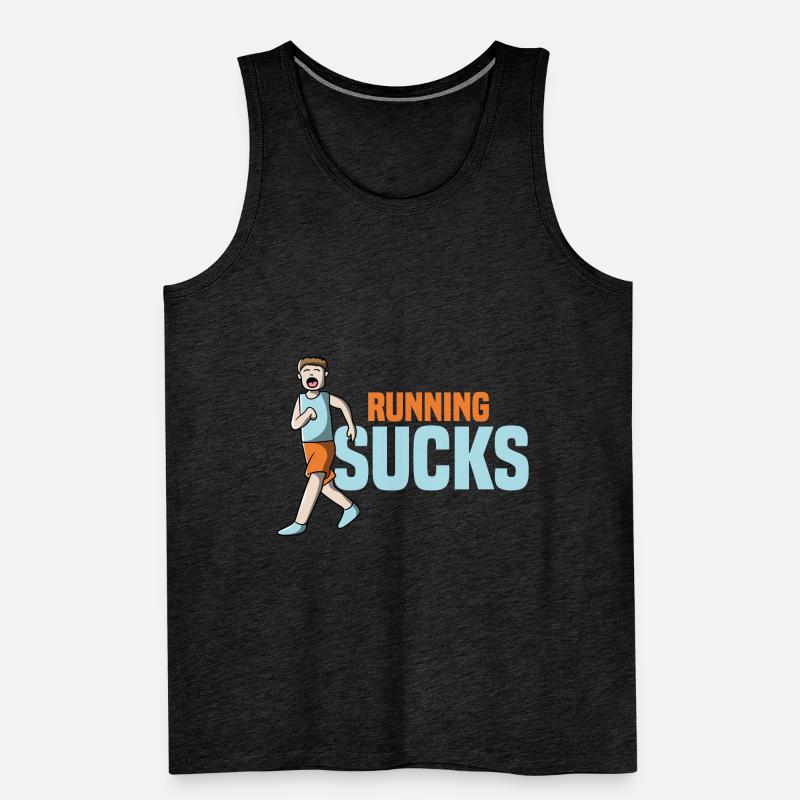 jogging jogger course course marathon en cours d'exécution Débardeur bio Premium Homme