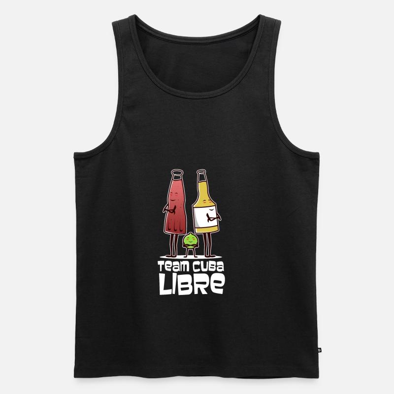 Cocktail Team Cuba Libre - Männer Premium Bio Tank Top - Schwarz
