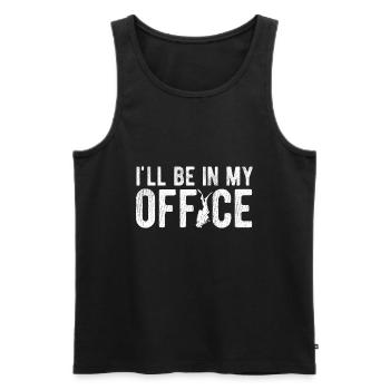Apnoetaucher Freitaucher Taucher - Männer Premium Bio Tank Top - Schwarz - Vorne - Michal (187cm)