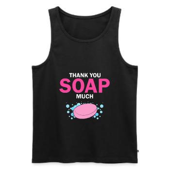 Soap Making Design for Soap Maker Designs - Men's Premium Organic Tank Top - black - Front - Michal (187cm)
