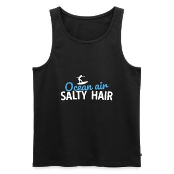 Surfen Wellenreiten Für Surfing - Männer Premium Bio Tank Top - Schwarz - Vorne - Michal (187cm)