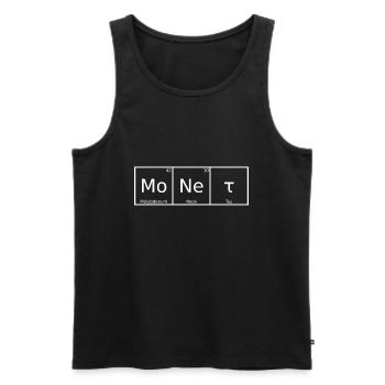 Monet Name Vorname Chemie Periodensystem Elemente - Männer Premium Bio Tank Top - Schwarz - Vorne - Michal (187cm)