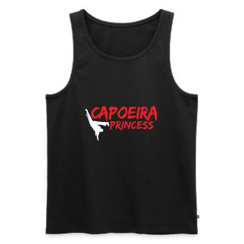 Capoeira - Männer Premium Bio Tank Top - Schwarz - Vorne - Michal (187cm)