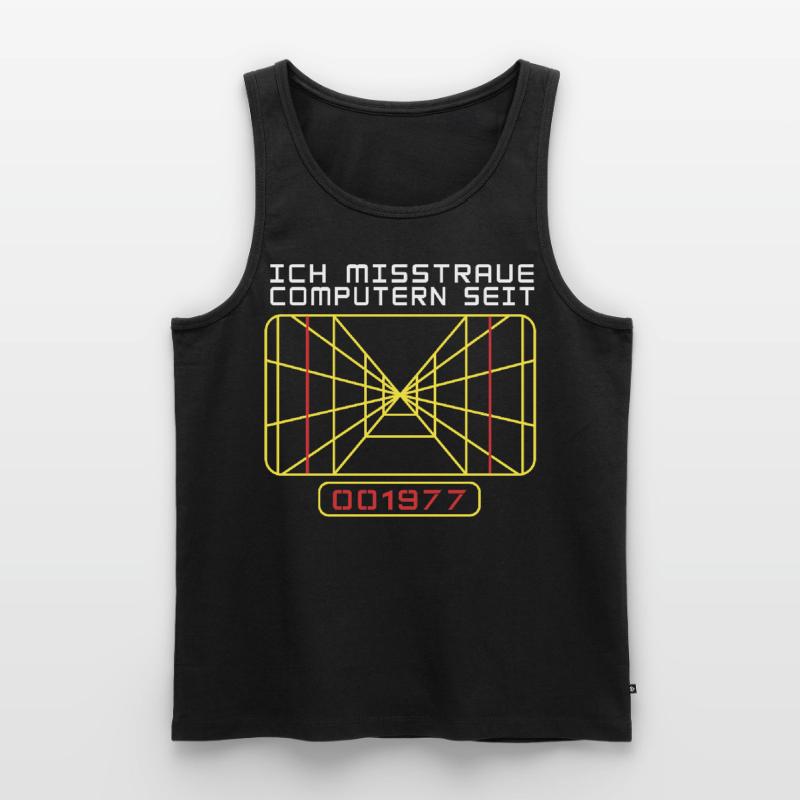 Zielcomputer - Computer misstrauen - IT Informatik Männer Premium Bio Tank Top