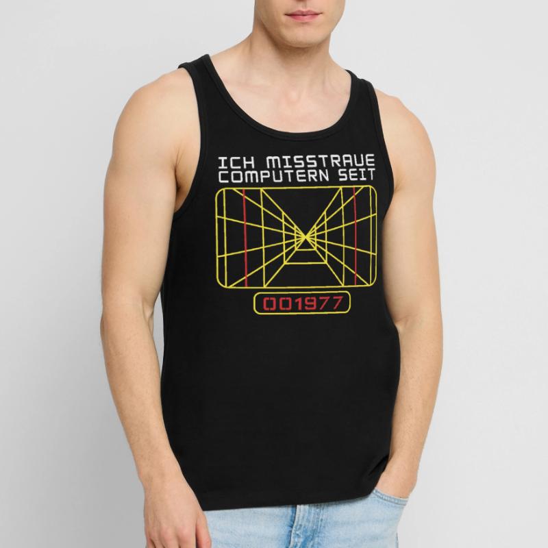 Zielcomputer - Computer misstrauen - IT Informatik Männer Premium Bio Tank Top