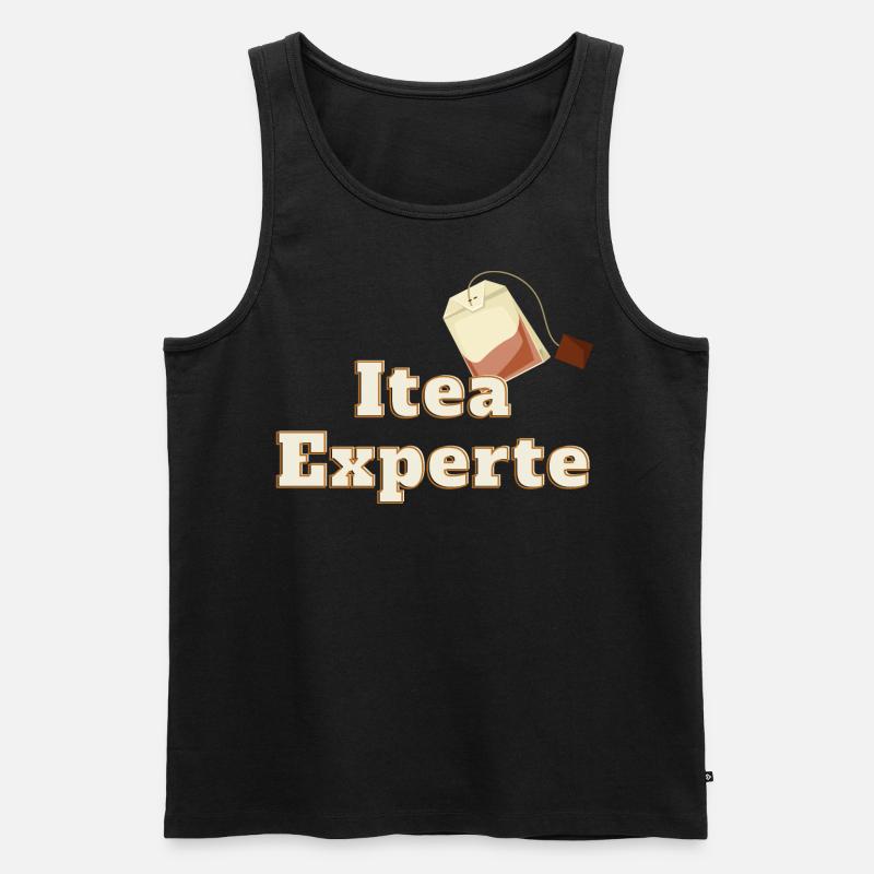 Itea Experte - Männer Premium Bio Tank Top - Schwarz