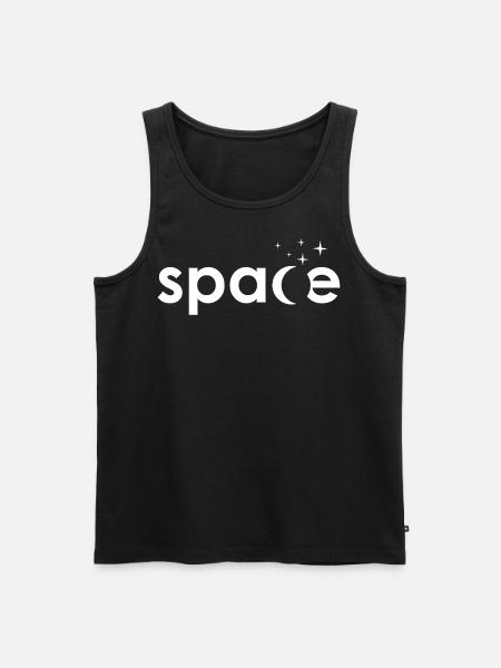 Space - The Outer Space - Men's Premium Organic Tank Top - black