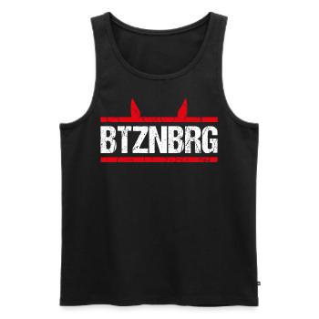 Kaiserslautern Betzenberg - Männer Premium Bio Tank Top - Schwarz - Vorne - Michal (187cm)