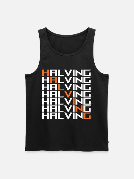 Bitcoin Halving - Men's Premium Organic Tank Top - black