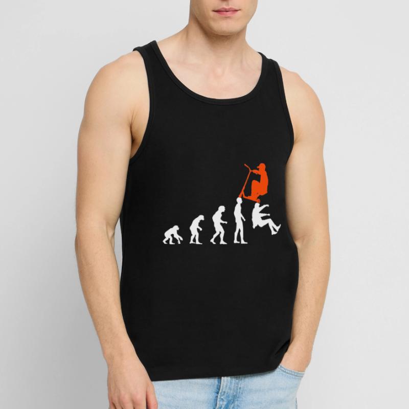 Scooter Kick Scooter E-Scooter Stunt Evolution Design Débardeur bio Premium Homme