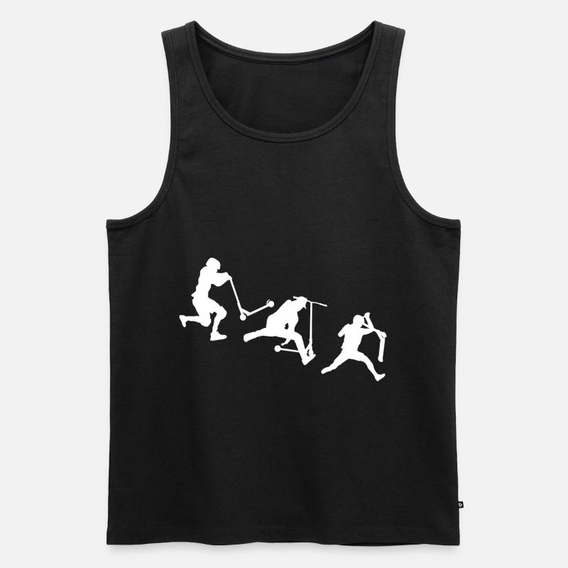 Scooter - Männer Premium Bio Tank Top - Schwarz