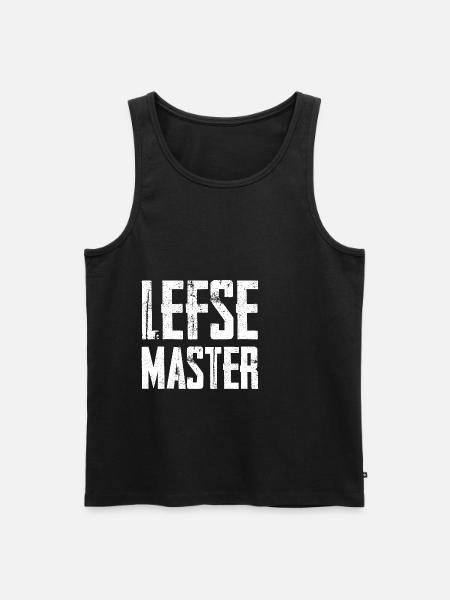 Lefse Master 2 - Men's Premium Organic Tank Top - black