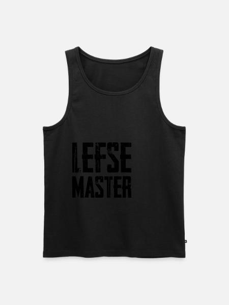 Lefse Master 2 - Men's Premium Organic Tank Top - black