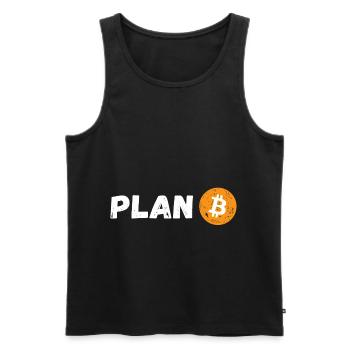 PLAN B - Débardeur bio Premium Homme - noir - Devant - Michal (187cm)