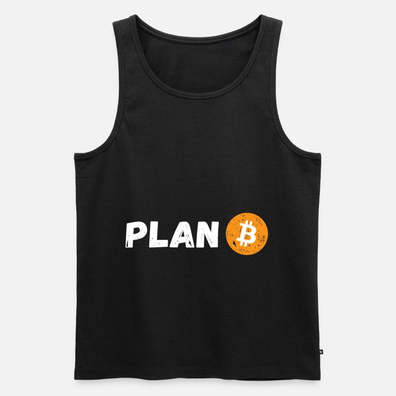 PLAN B - Männer Premium Bio Tank Top - Schwarz