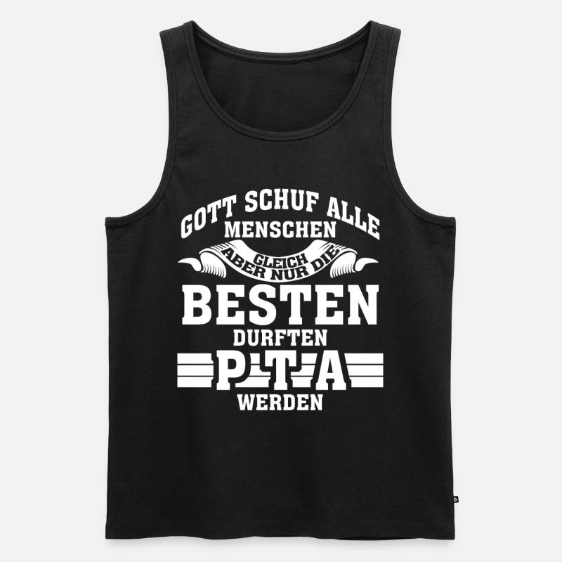 PTA Spruch Apotheke lustig - Männer Premium Bio Tank Top - Schwarz