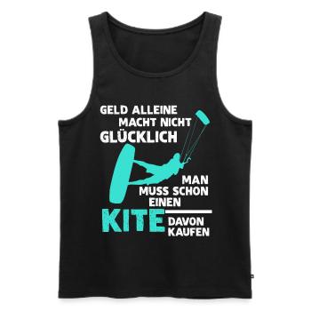 Kiteboarding Kitesurfer Kitesurfing - Männer Premium Bio Tank Top - Schwarz - Vorne - Michal (187cm)