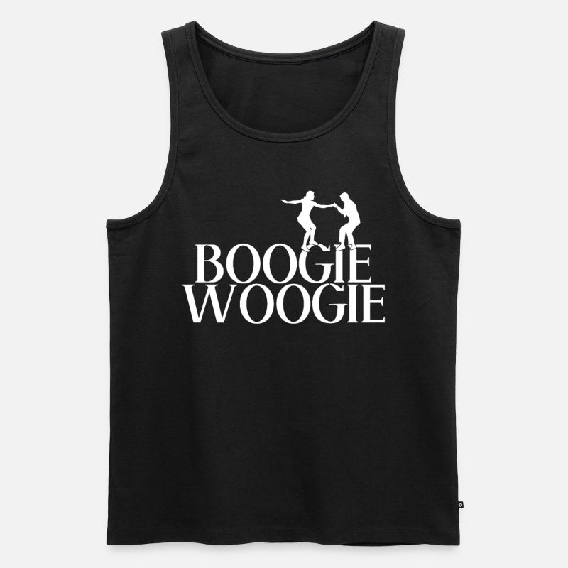 Boogie Woogie Dance Dancer - Men's Premium Organic Tank Top - black