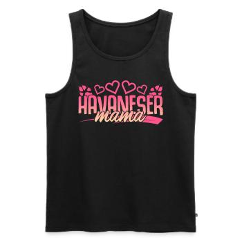 Havaneser - Männer Premium Bio Tank Top - Schwarz - Vorne - Michal (187cm)