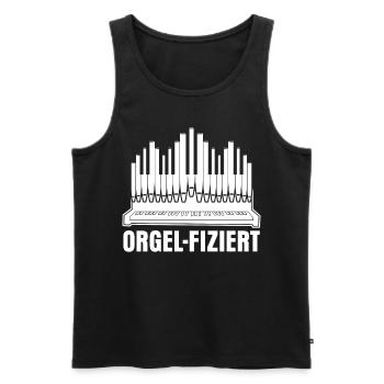 Orgel Organist Organisten Orgelspieler - Männer Premium Bio Tank Top - Schwarz - Vorne - Michal (187cm)