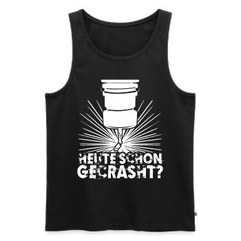Zerspanungsmechaniker Fräser Zerspaner - Männer Premium Bio Tank Top - Schwarz - Vorne - AI Model Male 178 light (178cm)