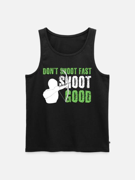 Longbow 3D Archery Archery Archery - Men's Premium Organic Tank Top - black