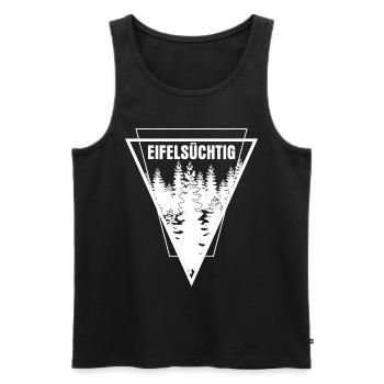 Eifel Eifelsüchtig Wandern Berge Eifler - Männer Premium Bio Tank Top - Schwarz - Vorne - AI Model Male 178 light (178cm)