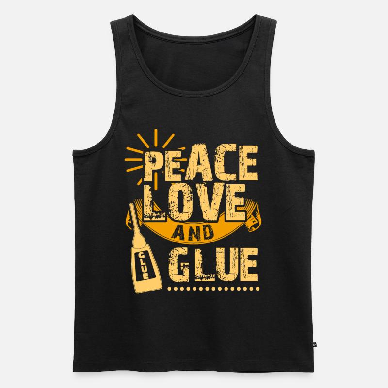 Modellbau Tabletop Spruch Modellbauer - Männer Premium Bio Tank Top - Schwarz