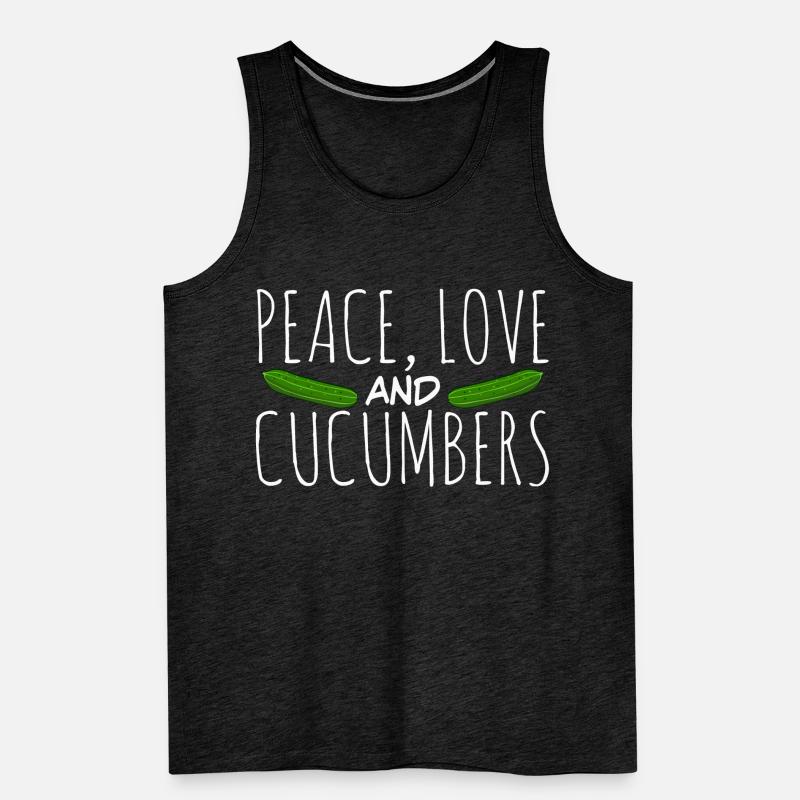 Gurke Cucumbers Gurken Männer Premium Bio Tank Top