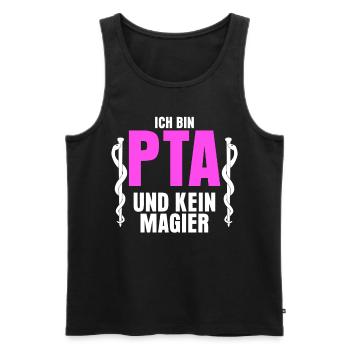 PTA Spruch Apothker Apotheke - Männer Premium Bio Tank Top - Schwarz - Vorne - AI Model Male 178 light (178cm)