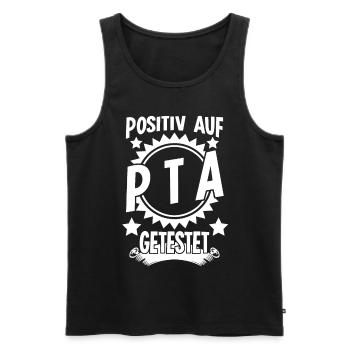 PTA Prüfung Pharmazie Apotheke - Männer Premium Bio Tank Top - Schwarz - Vorne - AI Model Male 178 light (178cm)
