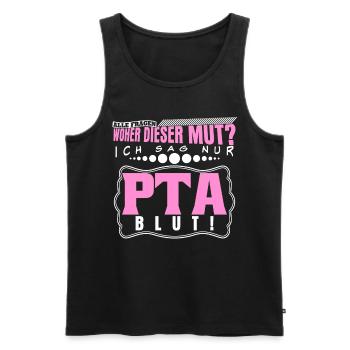 PTA Witz Apothker Apotheke - Männer Premium Bio Tank Top - Schwarz - Vorne - AI Model Male 178 light (178cm)