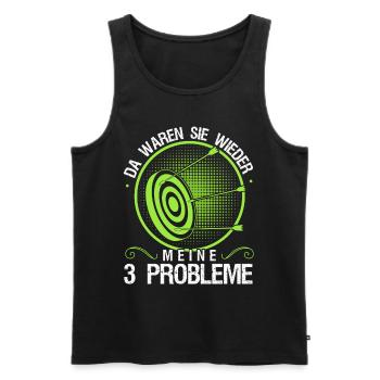 3D Bogensport Langbogen Bogenschießen - Männer Premium Bio Tank Top - Schwarz - Vorne - Michal (187cm)