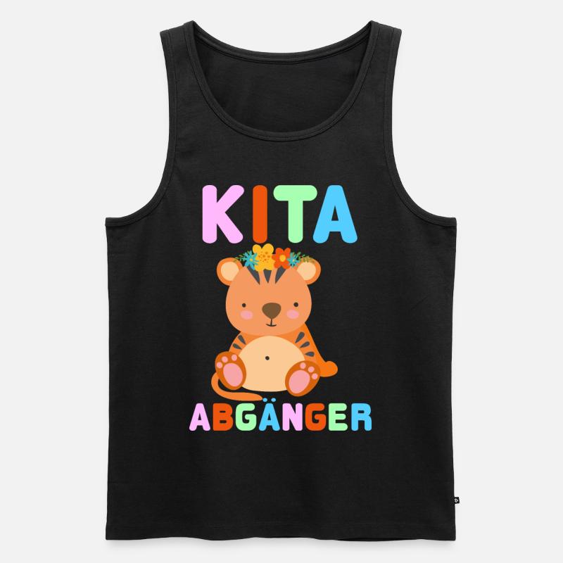 Schulanfang Erste Klasse einschulung - Männer Premium Bio Tank Top - Schwarz