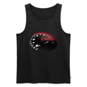 PS Geschwindigkeit Speed Turbo Tuner Auto Geschenk - Männer Premium Bio Tank Top - Schwarz - Vorne - AI Model Male 178 light (178cm)