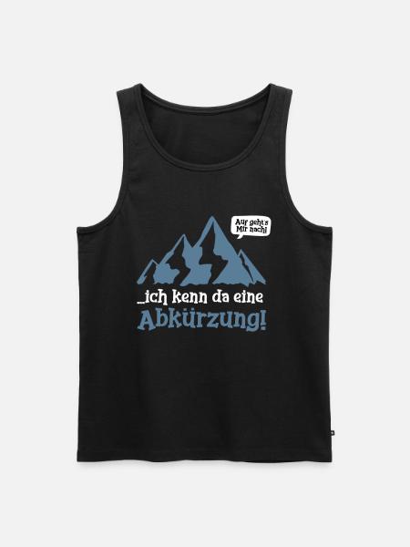 Climber climber bouldering climbing gift - Men's Premium Organic Tank Top - black
