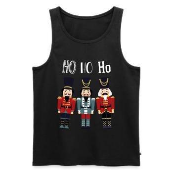 Nutcracker Christmas Christmas Figurines Gift - Men's Premium Organic Tank Top - black - Front - AI Model Male 178 light (178cm)
