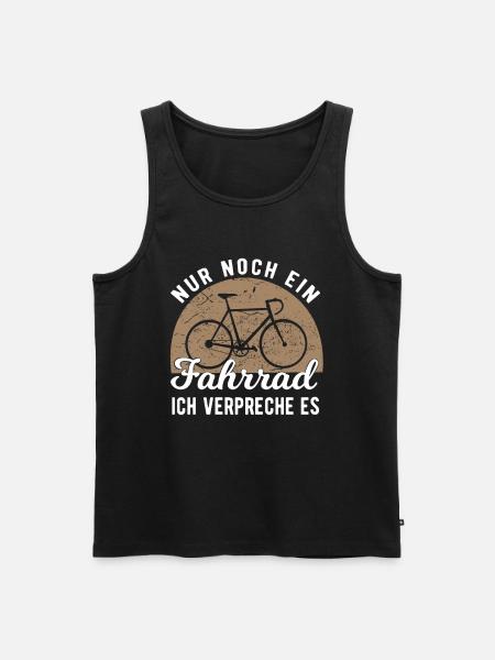 Fahrrad Rennrad MTB - Männer Premium Bio Tank Top - Schwarz