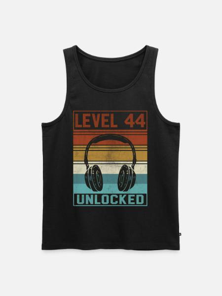 Gamer 44th Birthday Gamer - Men's Premium Organic Tank Top - black