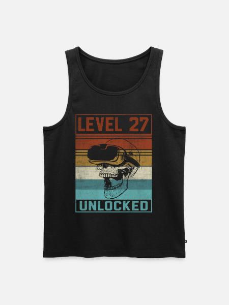 27th Birthday Gamer - Men's Premium Organic Tank Top - black