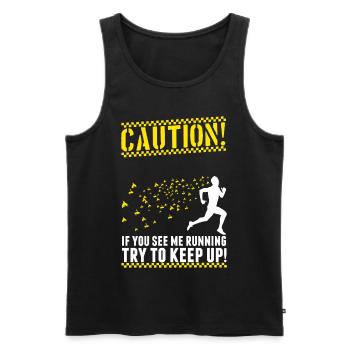 Funny Beekeeper Father Funny Beekeeping Father - Men's Premium Organic Tank Top - black - Front - Michal (187cm)