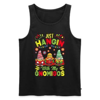 Mexican Dwarfs Cinco De Mayo Party - Men's Premium Organic Tank Top - black - Front - Michal (187cm)