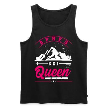 Apres Ski Queen,Lapins,Winter Party Apres Ski - Débardeur bio Premium Homme - noir - Devant - AI Model Male 178 light (178cm)