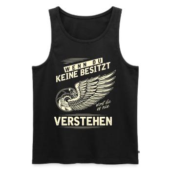 Wenn du keine Besitzt wirst du es nie verstehen - Männer Premium Bio Tank Top - Schwarz - Vorne - Michal (187cm)