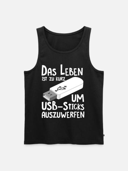 Informatiker Programmierer Student - Männer Premium Bio Tank Top - Schwarz