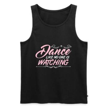 Dance like No One is Watching Tanzkurs Takt Danseur - Débardeur bio Premium Homme - noir - Devant - Michal (187cm)