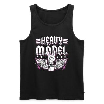 Heavy Girl Rocker Bride Heavy Metal Rocker Women - Men's Premium Organic Tank Top - black - Front - AI Model Male 178 light (178cm)