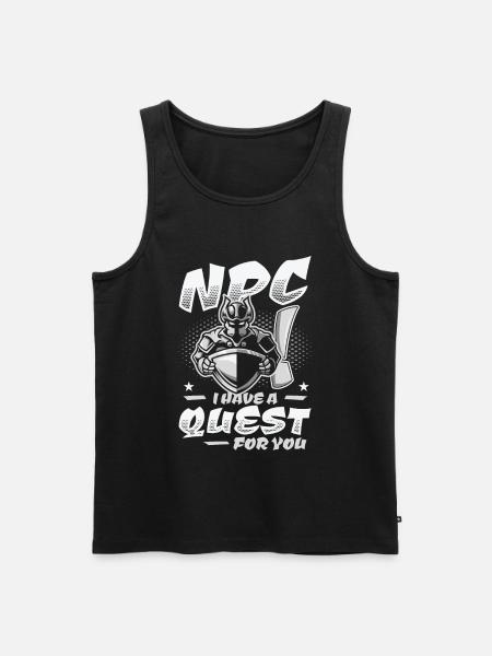 Brettspiele Roleplaying Quest NPC - Männer Premium Bio Tank Top - Schwarz