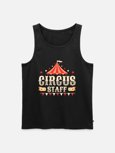 Circus staff - Men's Premium Organic Tank Top - black
