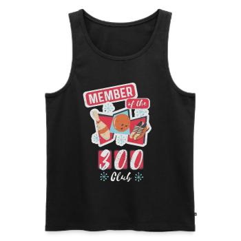 Bowling Design Member of the 300 Club Retro Bowler - Men's Premium Organic Tank Top - black - Front - Michal (187cm)